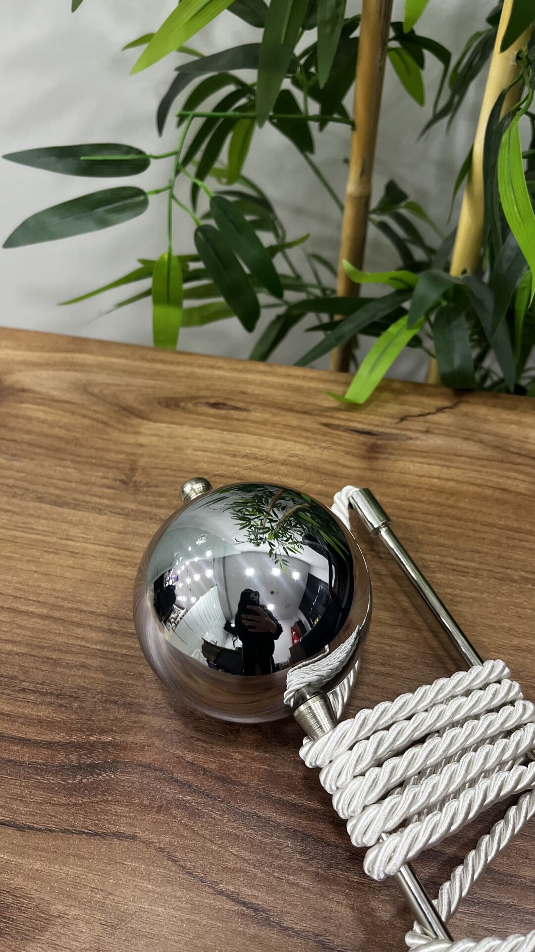 HAYALET KOL BAĞI- Parlak Top Model- Gümüş Renk