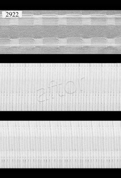perde ekstraforu öz-iş 2922 tekli pile perde büzgü şeridi (45 mm) 50 mt lik top