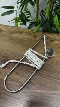 HAYALET KOL BAĞI- Kristal Model- Gümüş Renk