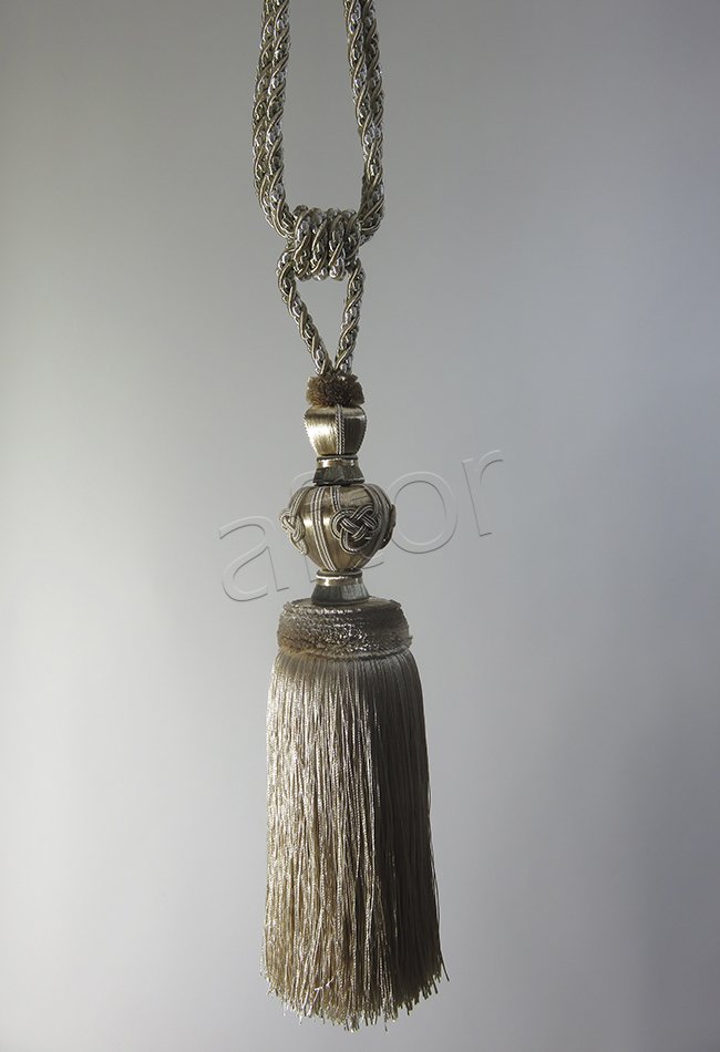 braçol perde fon bağı toplama bella braçol (v-1) açık vizon krem   -9464