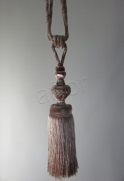 braçol perde fon bağı toplama bella braçol (v-3) pudra vizon  -9470