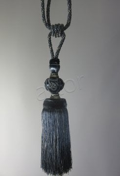 braçol  perde fon bağı toplama bella braçol (v-5) petrol mavisi  -9475