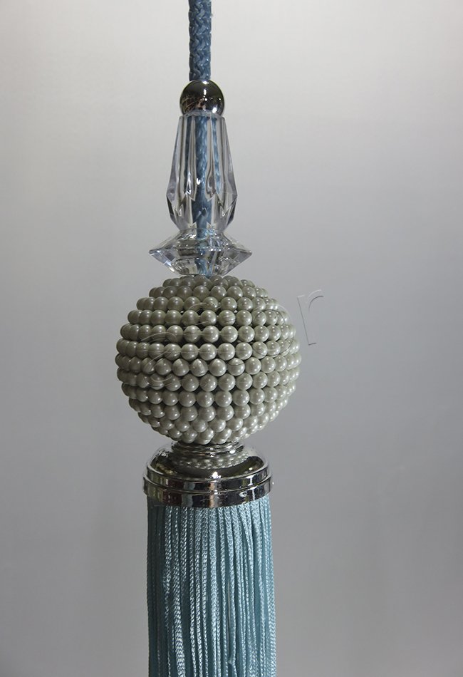 perde sarkıtı incili sarkıt turkuaz 1487