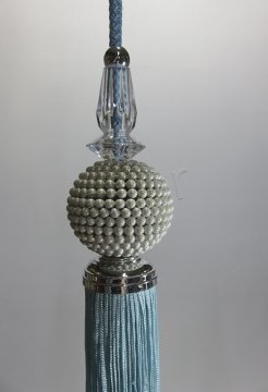 perde sarkıtı incili sarkıt turkuaz 1487