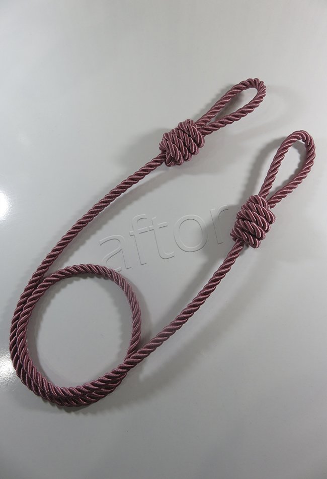 braçol perde fon bağı toplama kordon gül kurusu (pudra)0891