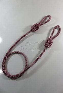 braçol perde fon bağı toplama kordon gül kurusu (pudra)0891