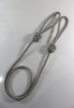 braçol perde fon bağı toplama kordon gri 0900