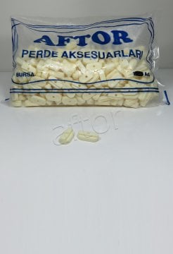 kornişe montaj aparatı (stor ve zebra) mekanizma finali fasulye (500 lü paket)