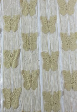 ip perde kelebek 3mt kupon vizon 7824