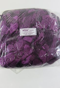 ip perde kelebek 3mt'lik kupon mor7772