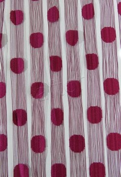 ip perde puanlı 3mt kupon (bordo)7754