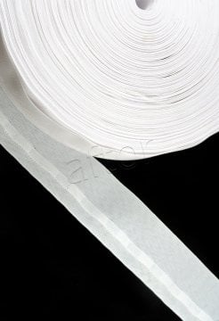 perde şeridi 5 cm düz cepli ekstrafor (100 mt) top